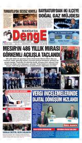 MANİSA'DA DENGE