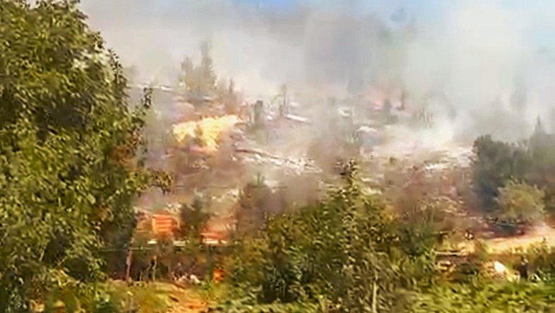 BALIKESİR’DE ORMAN YANGINI ÇIKTI