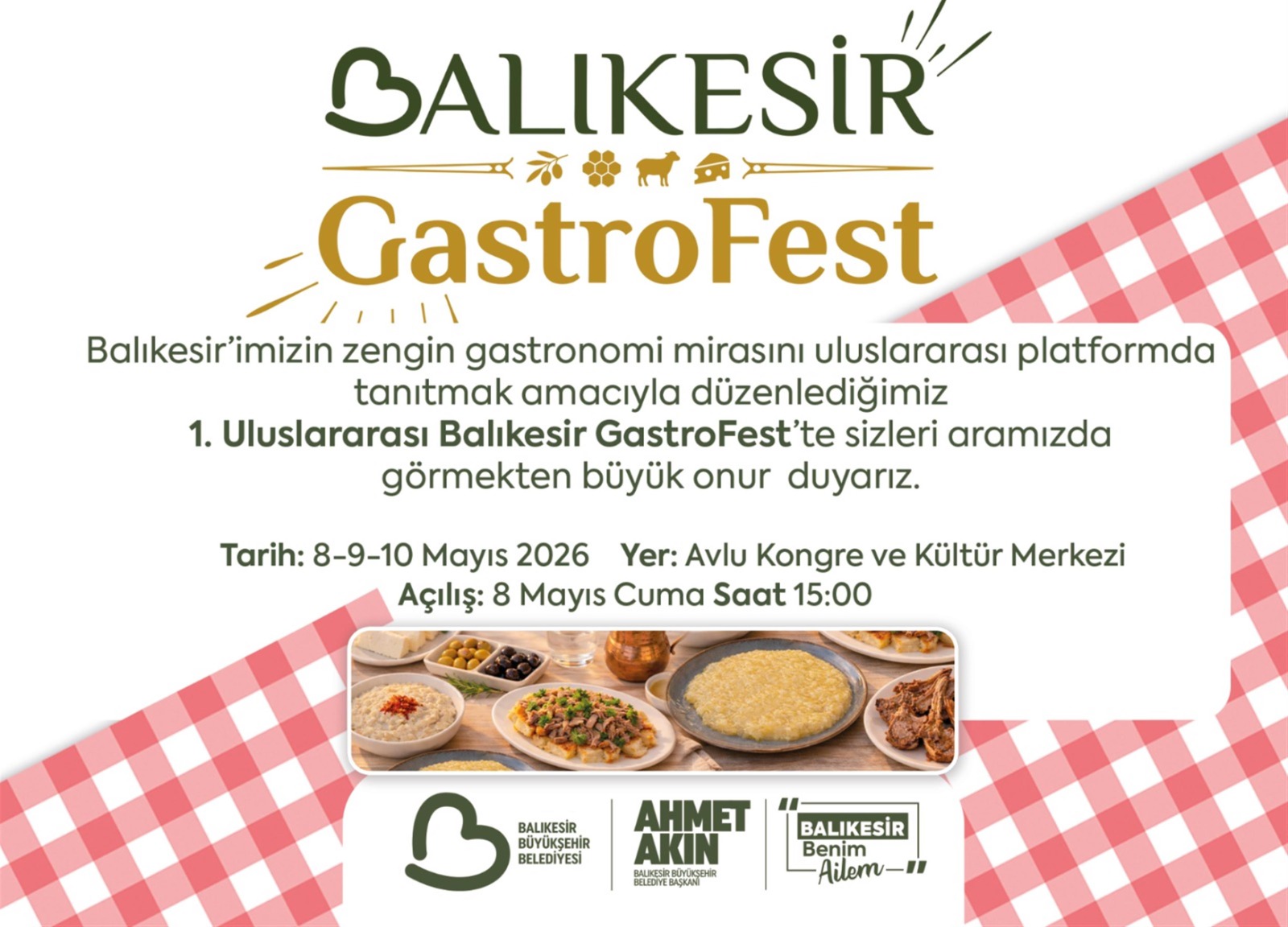 BALIKESİR’DE TARİHİ GASTROFEST COŞKUSU!