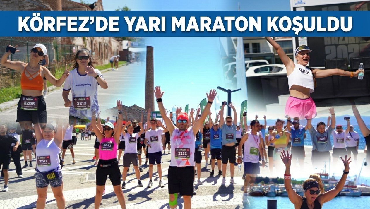 KÖRFEZ’DE YARI MARATON COŞKUSU