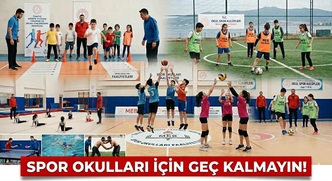 SPOR OKULLARI KAYITLARI BAŞLADI